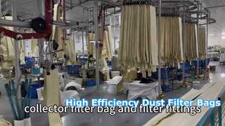Bolsas filtrantes de poliéster industrial para una recolección eficiente de polvo