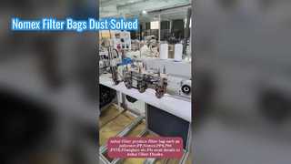 Bolsas filtrantes industriales Nomex para control de polvo