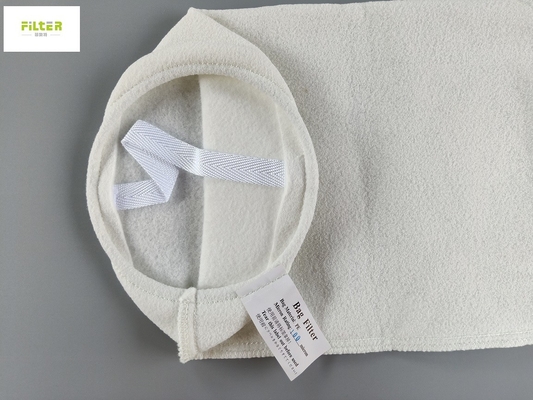 Bolso de filtro de agua del poliéster de 100 micrones para el purificador líquido del agua de la industria