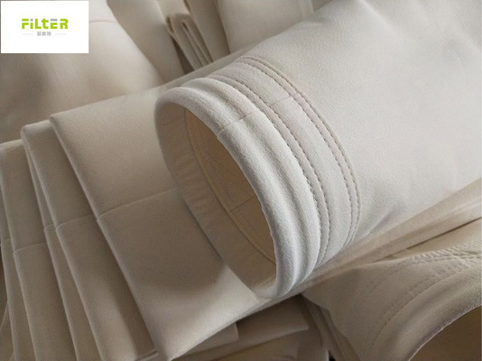 bolso de filtro de alta densidad de 550gsm PPS para el colector de polvo de la central eléctrica de la industria