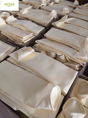 bolso de filtro de alta densidad de 550gsm PPS para el colector de polvo de la central eléctrica de la industria