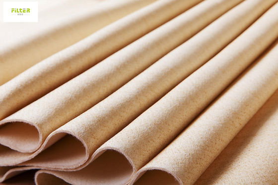 Bolso de alta temperatura de la tela filtrante del polvo de Nomex Aramid para el polvo del carbón de leña