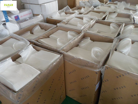 PP 1 micrón bolso de filtro líquido de 200 micrones 7" X32” con el anillo plástico