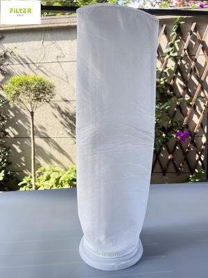Bolso de filtro sentido aguja de nylon del poliéster de los PP PE PTFE para la filtración líquida