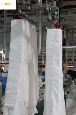 Bolso de filtro plisado blanco de encargo del retiro de polvo de PTFE para el colector de polvo