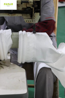 Bolso de filtro de Baghouse PTFE de la fibra del 100% PTFE para el tratamiento del humo