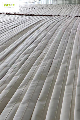 Bolso de filtro de Baghouse PTFE de la fibra del 100% PTFE para el tratamiento del humo