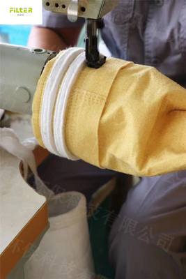 Bolso de filtro no tejido del colector de polvo del fieltro del polyimide P84 para el cemento