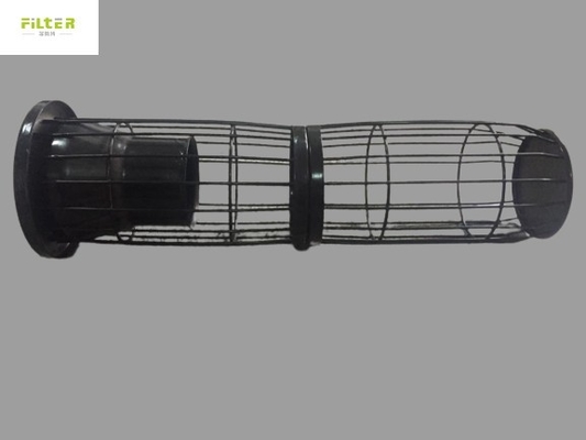 El bolso de filtro de la eliminación del polvo enjaula el acero inoxidable 304/316L o la estructura de acero de carbono