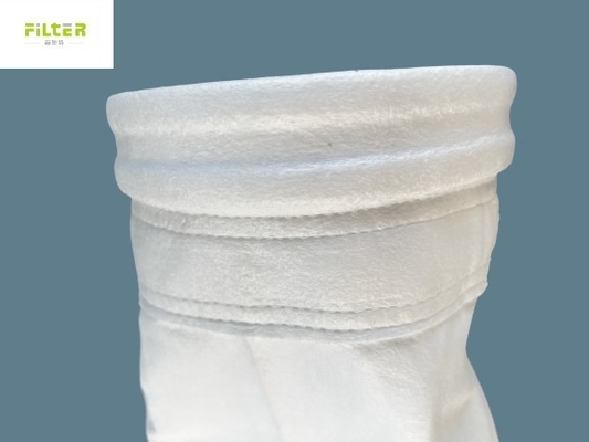 Bolso de filtro de alta temperatura blanco del poliéster grueso de 0,2 - de 2m m