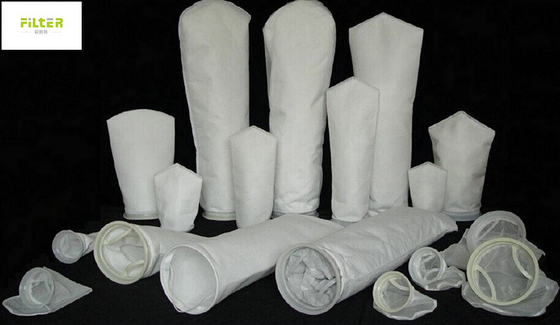 Bolsas de filtro de filtro de aguja de poliéster con correa para eliminar el polvo resistente a los álcalis