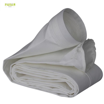 Bolsa de filtro de poliéster de alta resistencia para el colector de polvo de la planta de cemento 1-200um
