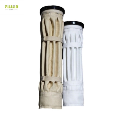 Bolso de filtro para colector de polvo de tipo de bolsillo Calcetines de filtro pliegados de poliéster Nomex