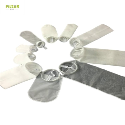 Bolsa de filtro de líquido para filtración de agua de PP PE de nylon PTFE 100 micrones