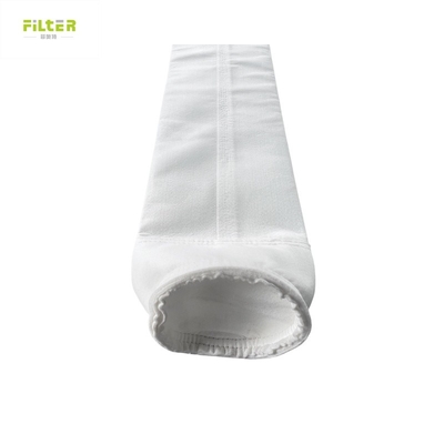 Bolsa de filtro de poliéster de alta temperatura con membrana de PTFE