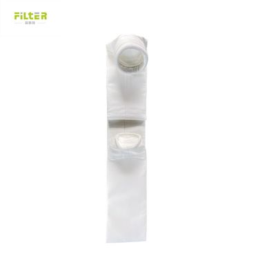 Bolsas de polvo de poliéster de alta temperatura con filtro PTFE Nomex