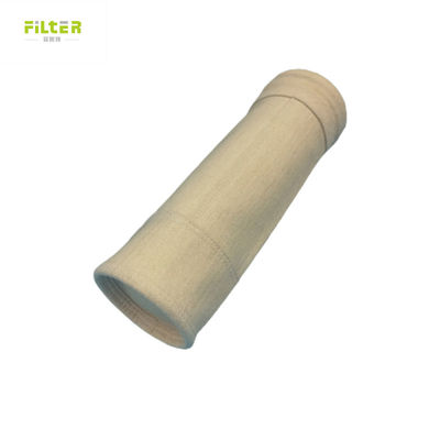 Bolsas de polvo de poliéster de alta temperatura con filtro PTFE Nomex