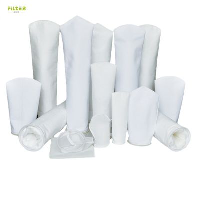 Bolsa de filtro de líquido de poliéster de nylon PP resistente a altas temperaturas para el tratamiento de aguas residuales industriales