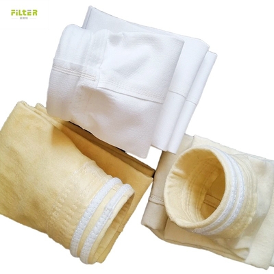 Bolsas de filtro industriales P84 para la eficiencia de la recolección de polvo a altas temperaturas