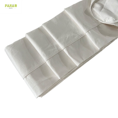 Feltro de aguja Nomex PTFE Políester Filtro de polvo Manga PPS Colector de polvo Bolsas de filtro para la planta de asfalto de cemento 450-550GSM