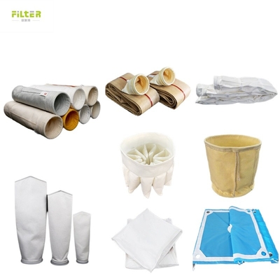 Bolsa de filtro industrial con filtro de polvo de poliéster PPS PTFE P84