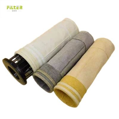 Bolsa de filtro de P84 poliamida Nomex PTFE para el colector de polvo de alta temperatura