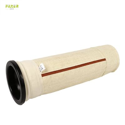 Bolsa de filtro de P84 poliamida Nomex PTFE para el colector de polvo de alta temperatura