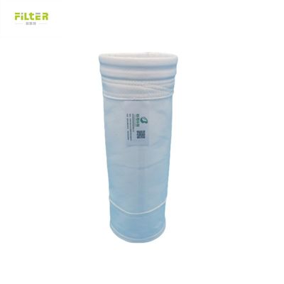 Bolsa de filtro para filtro de aire con colector de polvo de PTFE de fibra de vidrio de alta temperatura