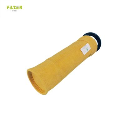550GSM P84 Bolso de polvo PTFE revestido con membrana Bolso de polvo con buen rendimiento de filtración Bolso de filtro de malla