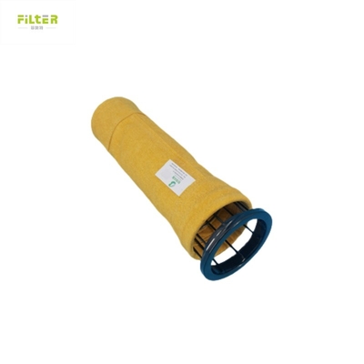 P84 Plissado de recogida de polvo de la abrazadera Snap Band hecha de poliéster Nomex Equipo de filtración Bolsa de filtro