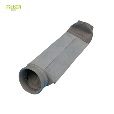 Bolsa de filtro de fibra de vidrio compuesta de alta temperatura para planta de cemento