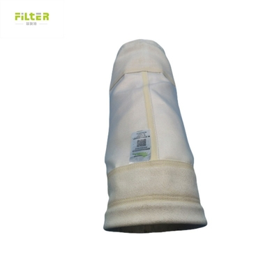 Bolsa de filtro de fibra de vidrio compuesta de alta temperatura para planta de cemento
