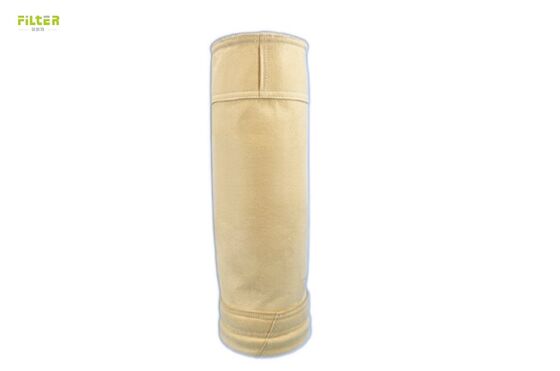 Bolsa de filtro de aramida de larga duración construida con fibra de metaaramida para alta temperatura y resistencia química en la industria