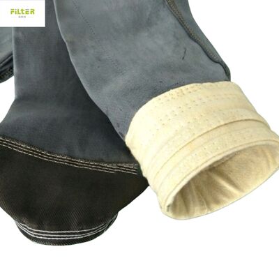 Bolsas de filtro PPS de uso pesado con fibra de vidrio y tratamiento por remojo de PTFE para filtración de polvo en plantas industriales