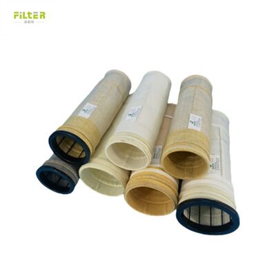High Temperature Filter Bags Polyester Nomex PTFE PPS P84 Fiberglass Industrial Felt for Dust Collection Cement Coal Mine Steel Plant