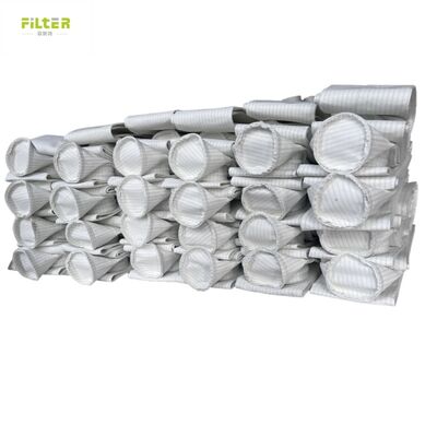 Bolsas filtrantes para recolector de polvo hechas de poliéster, Nomex, PTFE, PPS, P84 y fibra de vidrio para la recolección de polvo en plantas de cemento, minas de carbón y plantas siderúrgicas