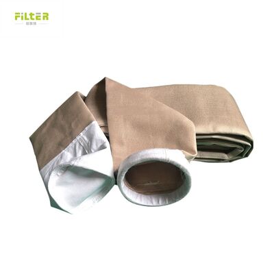 Heat resistant Nomex PTFE Fiberglass P84  dust bags for Industrial boilers