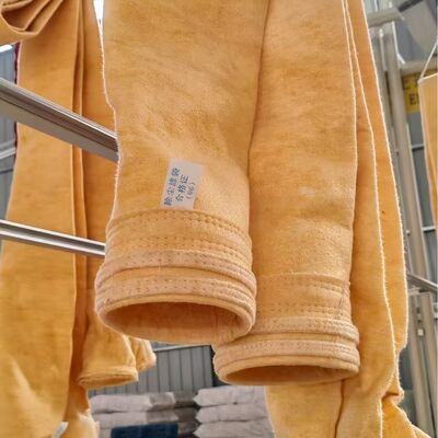 Larga vida P84 Poliéster de aramida PPS Bolsa de filtro PTFE para planta de acero