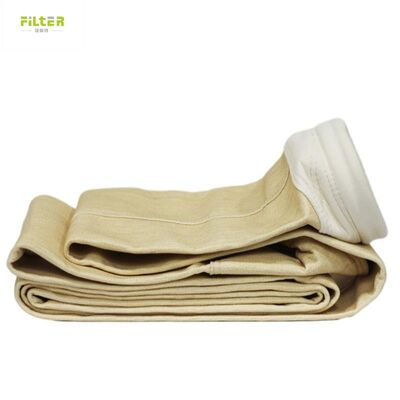 Larga vida P84 Poliéster de aramida PPS Bolsa de filtro PTFE para planta de acero