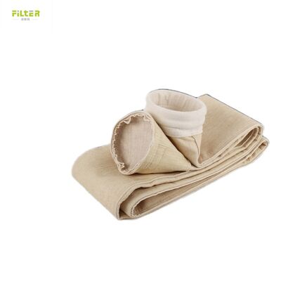 Bolsas de filtro de poliéster P84 PTFE resistentes al calor para plantas de asfalto