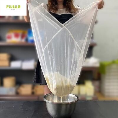 Food grade Liquid Filter Bag with reusable Nylon/Cotton Soymilk filter bag