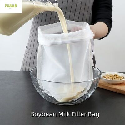 Washable Liquid Filter Bag made from high density nylon mesh ideal for juice milk cheese and liquid food filtration applications