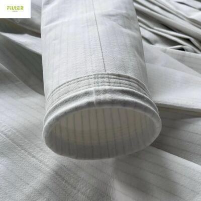 Bolsas de filtro P84 personalizables producidas con tela de filtro P84 GSM 550 para diversos sistemas de recolección de polvo industrial