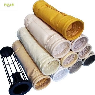 Industrial Grade Baghouse Filter Bags Featuring Needle Punched Polyester Felt and Reinforced Bottom for Dust Filtration Performance