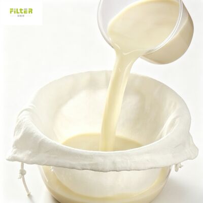 Bolsa de filtro de líquido de malla de nylon duradera material de grado alimenticio de diseño reutilizable de malla fina de estiramiento de múltiples opciones de micrones cierre de la cuerda de tracción
