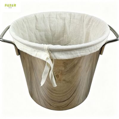Bolsas de filtro de nailon de grado alimenticio, bolsa coladora reutilizable de malla fina para leche de soja, leche de nueces