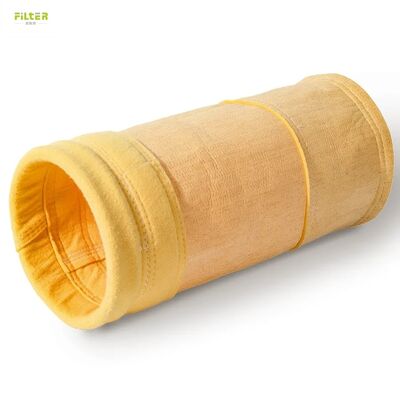 Bolsa de filtro industrial PPS Aramid PTFE para eliminación de polvo