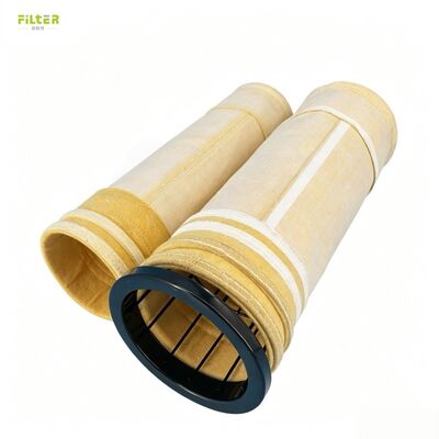 Bolsa de filtro de meta-aramida resistente al calor, bolsa de filtro de PTFE, bolsa de filtro de poliéster