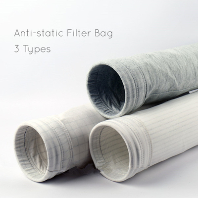 Bolsos de filtro antiestáticos del tejido de poliester para el colector de polvo