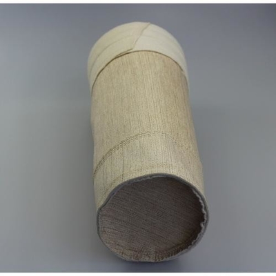Sacos de filtro de colector de polvo repelente de aceite y agua Nomex Aramid / sacos de filtro de alta eficiencia